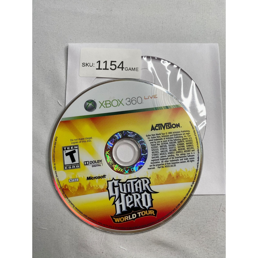 Guitar Hero World Tour Xbox 360